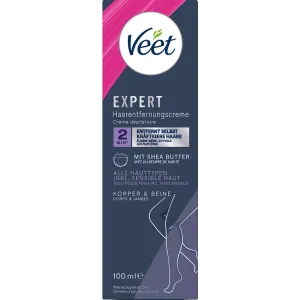 Veet EXPERT Haarentfernungscreme Körper & Beine, alle Hauttypen, 100ml