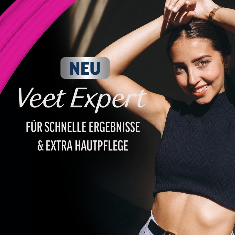 Veet EXPERT Intim-Haarentfernungs-Set, Intim-Haarentfernungscreme + Multi-Benefit Schaum, 100ml 12
