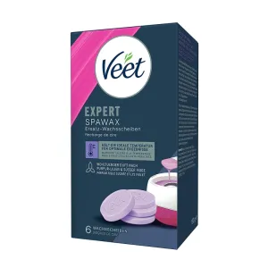 Veet Spawax Ersatz-Wachsscheiben, 6 Stück