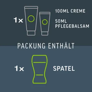 Veet Men Intim-Haarentfernungs-Set, Haarentfernungscreme Intimbereich + Pflegebalsam, 150ml