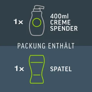 Veet Men Haarentfernungscreme Oberkörper & Beine Pumpspender, normale Haut, 400ml