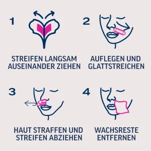 Veet EXPERT Kaltwachsstreifen Gesicht, alle Hauttypen, 20 Stück 10