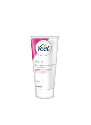 Veet PURE Haarentfernungs-Set Gesicht, normale Haut, 100ml