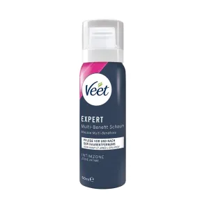 Veet EXPERT Intim-Haarentfernungs-Set, Intim-Haarentfernungscreme + Multi-Benefit Schaum, 100ml