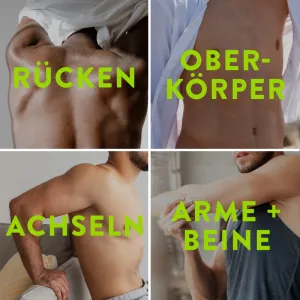 Veet Men Haarentfernungscreme Oberkörper & Beine Pumpspender, normale Haut, 400ml