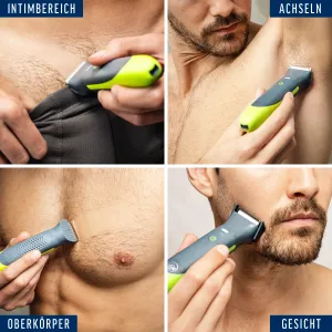 Veet Men Intimate Trimmer - Trimmer + 1 Trimmerkopf & 2 Kammaufsätze