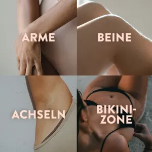 Veet PURE Kaltwachsstreifen Beine & Körper, sensible Haut, 22 Stück