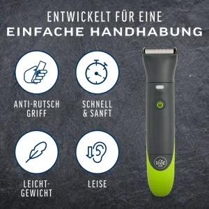 Veet Men Intimate Trimmer - Trimmer + 1 Trimmerkopf & 2 Kammaufsätze