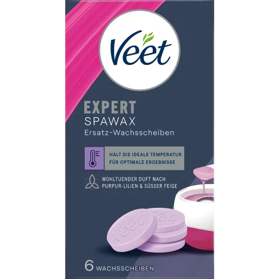 Veet Spawax Ersatz-Wachsscheiben, 6 Stück