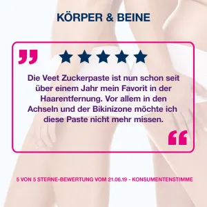 Veet PURE Zuckerpaste Argan Oil, 250ml